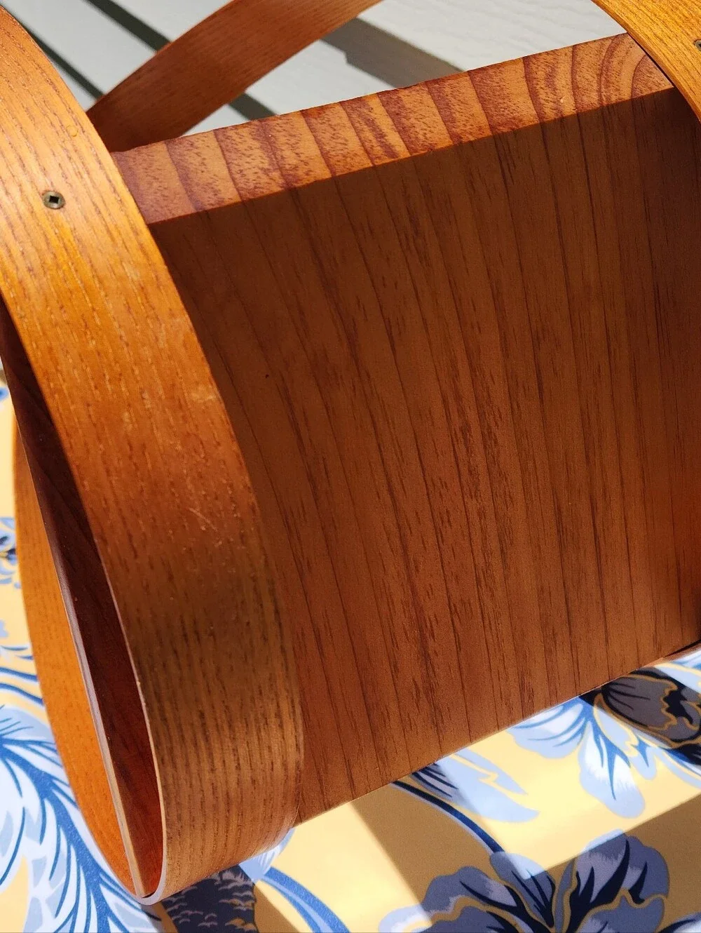 Bentwood Teardrop Shelf Mid Century Danish Teardrop Wood Hanging Shelf 20